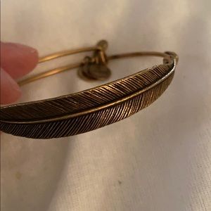 Feather Alex and Ani bracelet